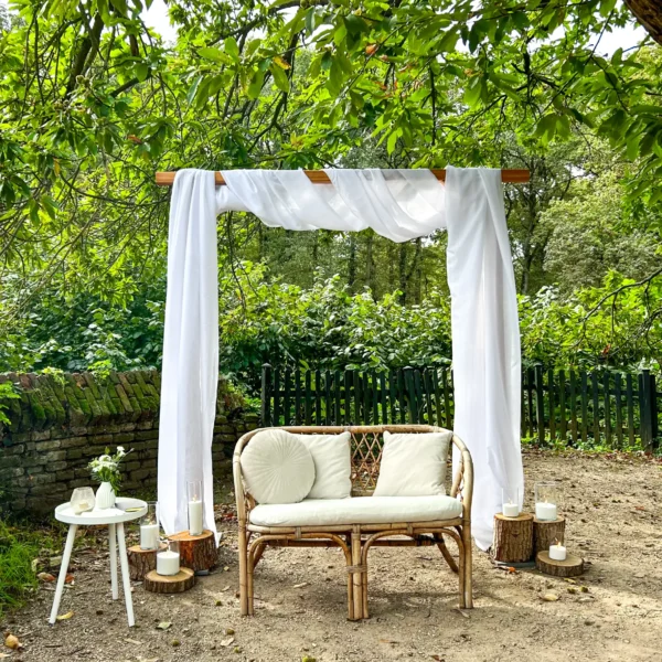 Vierkante houten backdrop - Afbeelding 6