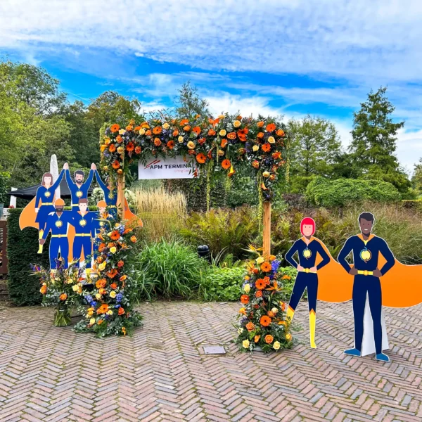 Vierkante houten backdrop - Afbeelding 8